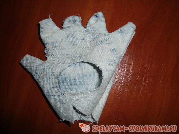 Как сшить джинсовые перчатки