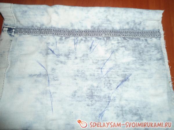 Как сшить джинсовые перчатки