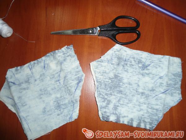 Как сшить джинсовые перчатки