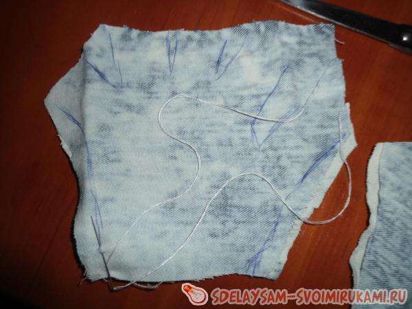 Как сшить джинсовые перчатки