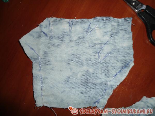 Как сшить джинсовые перчатки