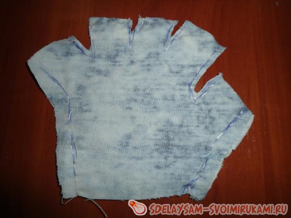 Как сшить джинсовые перчатки