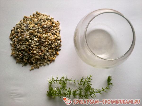 Аквариум в вазе