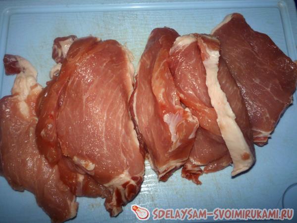 Шницель из свинины