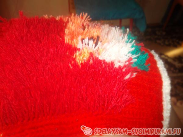 Вязанные подушечкидумочки для автомобиля