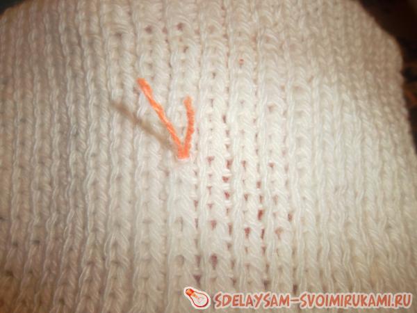 нужную петлю подушки