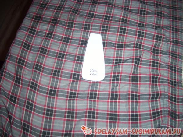 Приложили выкройку