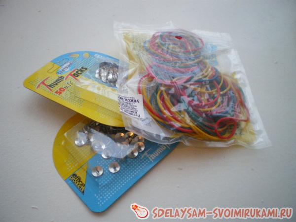 резинки гвозди