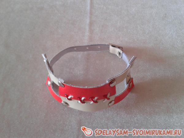сделали контрастный браслет