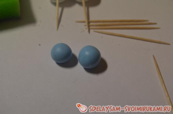 шарики из полимерной глины