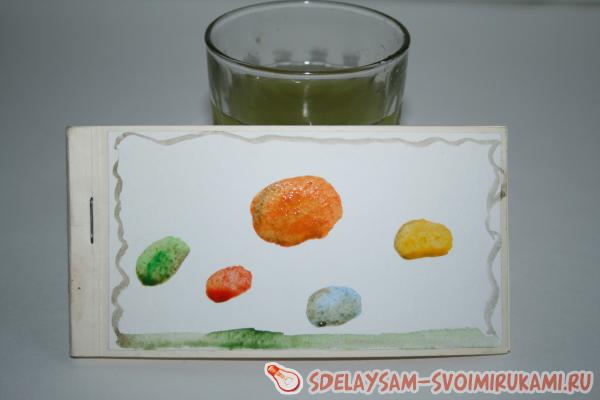 разными цветами