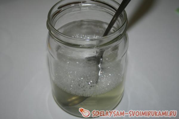 сделать мыльную воду