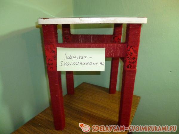 Декорирование табуретки своими руками