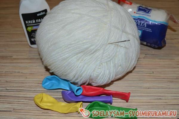 чтобы сделать снеговика