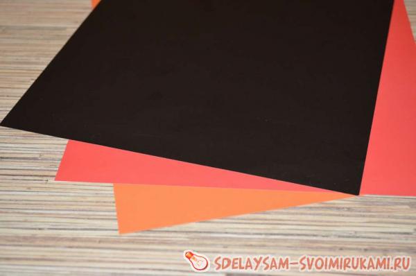 смастерить из цветной бумаги