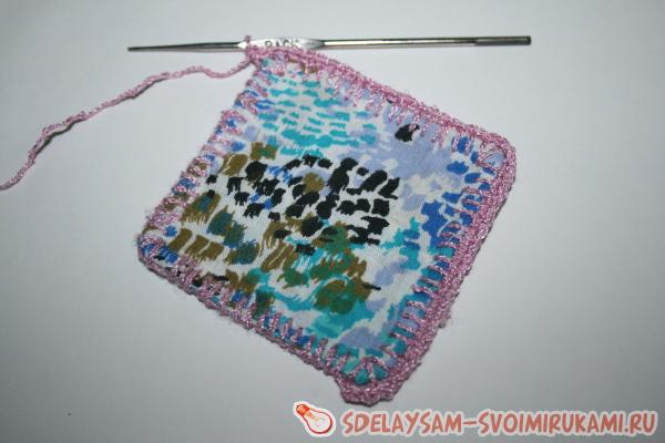 провязываем по два столбика