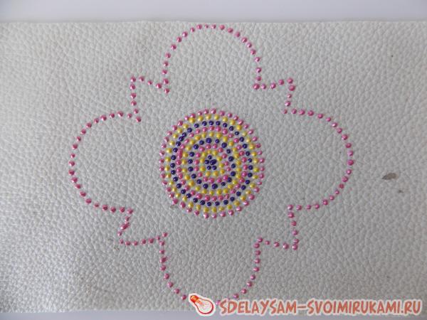 заполняем рядами точек