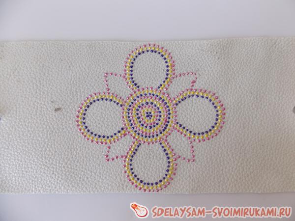 заполняем круглые лепестки