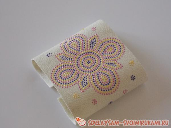 Браслет из кожи старой сумки