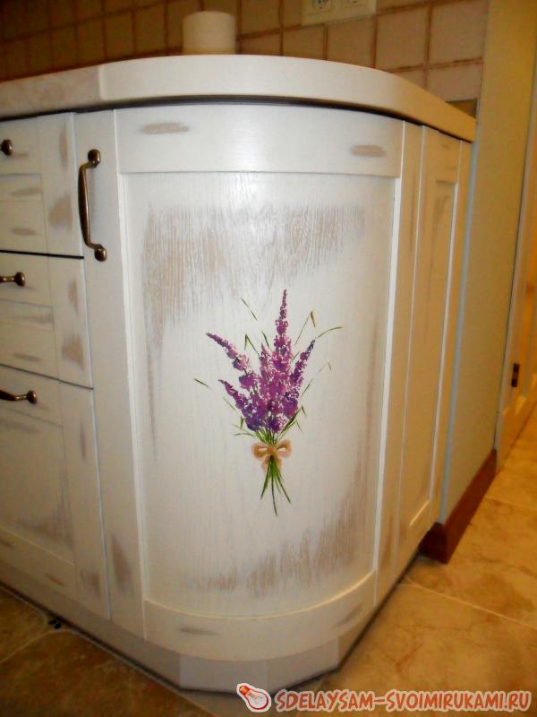 Роспись кухонных фасадов в стиле прованс