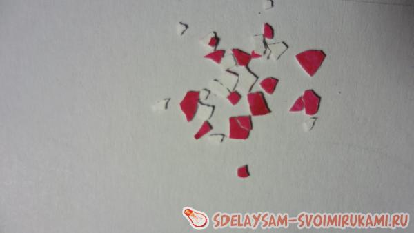 крошим на мелкие кусочки