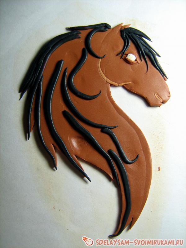 магнит в виде головы лошади