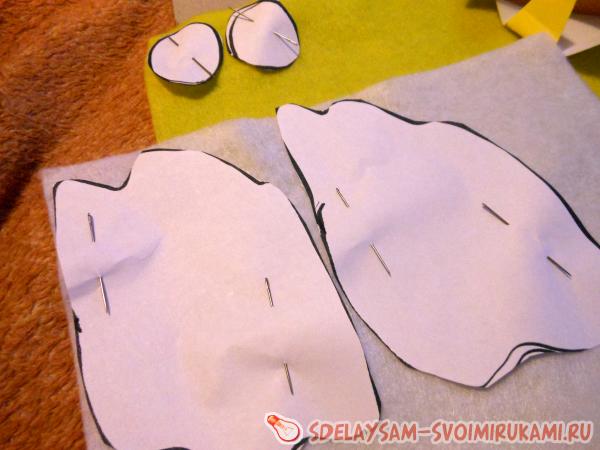 яичница из фетра