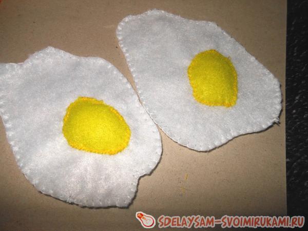 яичница из фетра