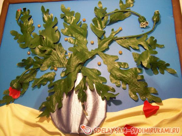 Маки из искусственной кожи