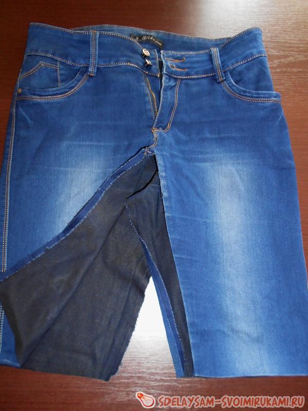 Обрезаем штанины