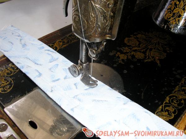прострачиваем на швейной машинке