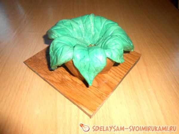 сделала лепестки