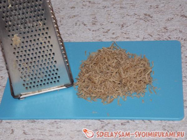 натрите на терке