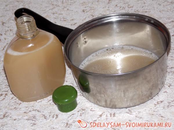 смывается теплой водой