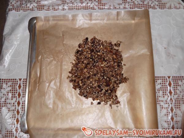 выкладываем массу на противень