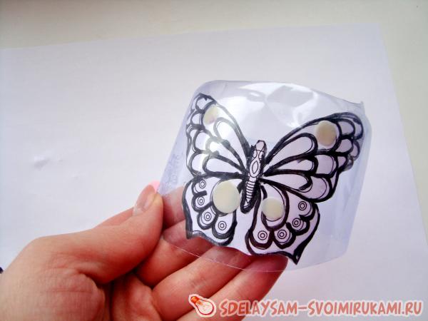 Витражная бабочка