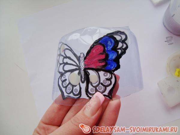 Витражная бабочка