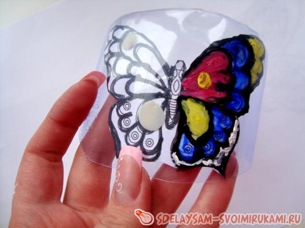 Витражная бабочка