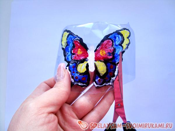 Витражная бабочка