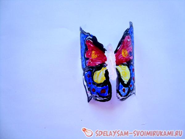 Витражная бабочка