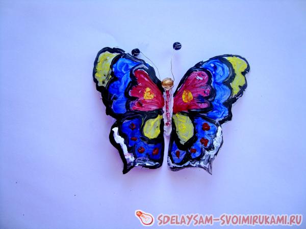 Витражная бабочка