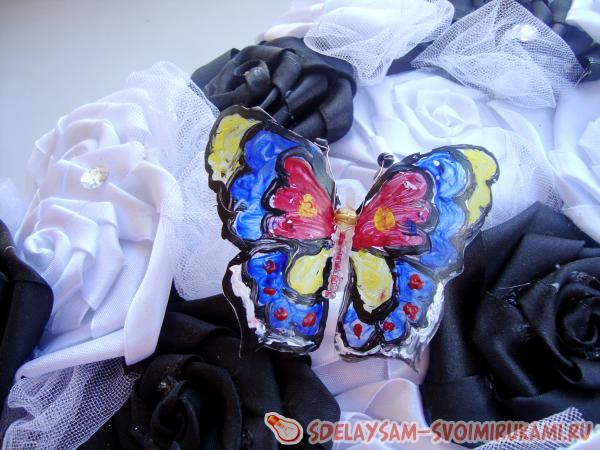 Витражная бабочка