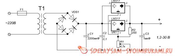 схема блока