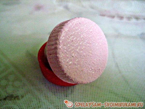 Придаем пробке розовый оттенок