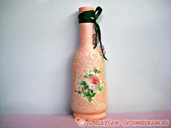 декорирование бутылки
