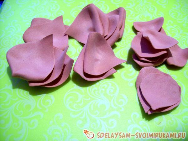 зажима для волос из фоамирана