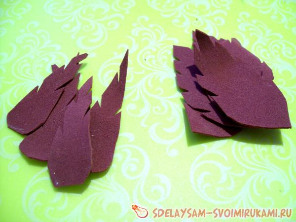 зажима для волос из фоамирана