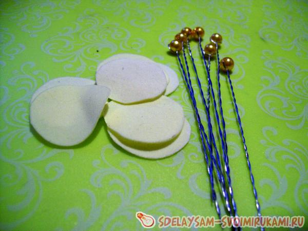 зажима для волос из фоамирана