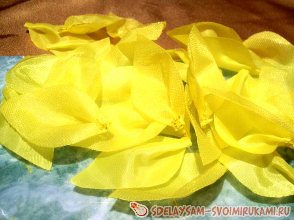 собираем цветок