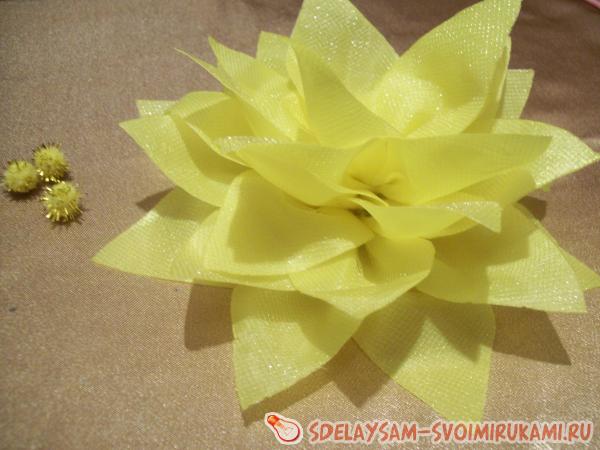 собираем цветок